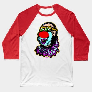 Fat Creepy Clown Baseball T-Shirt